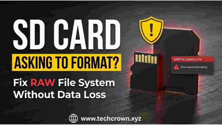 Repairing corrupted filesystem and how to fix raw sd card without formatting