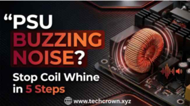 Diagnostic inspection showing how to fix power supply coil whine inductors
