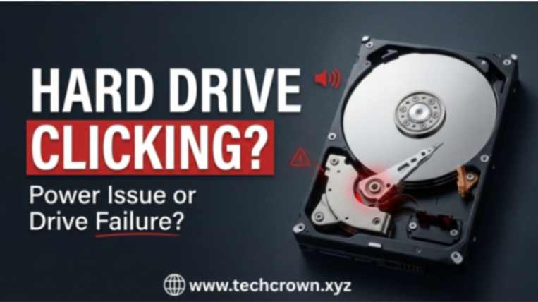 iagnosing clicking noise on mechanical external hard drive